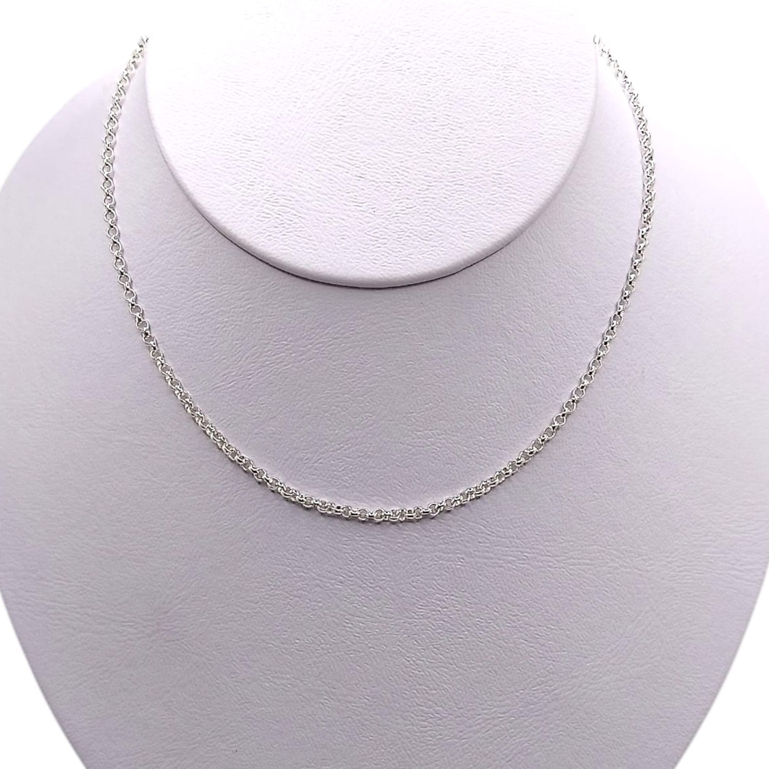 CADENA ROLO  2 MM  18&quot;  . PLATA .925