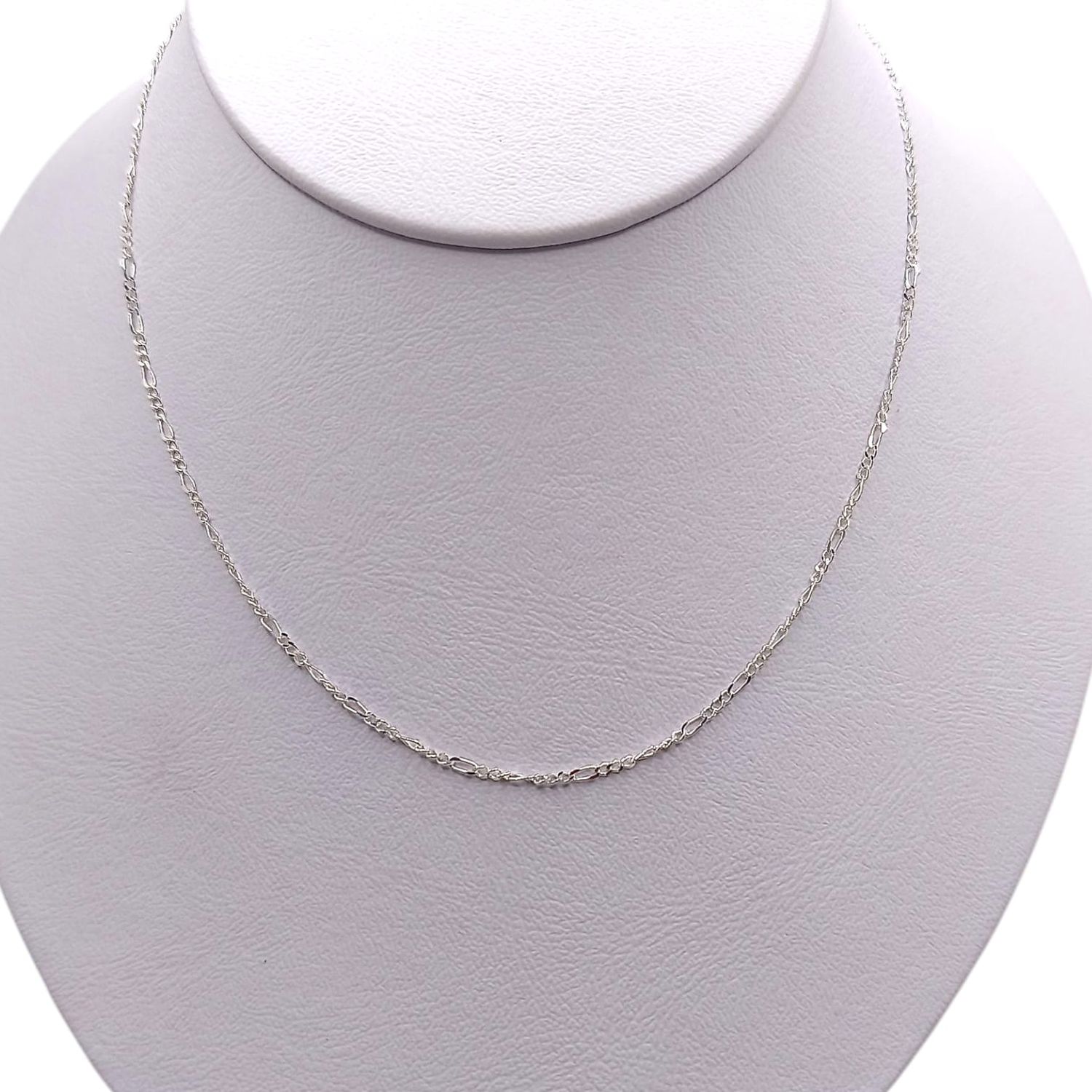 CADENA FIGARO 20&quot; 1.5 MM PLATA .925