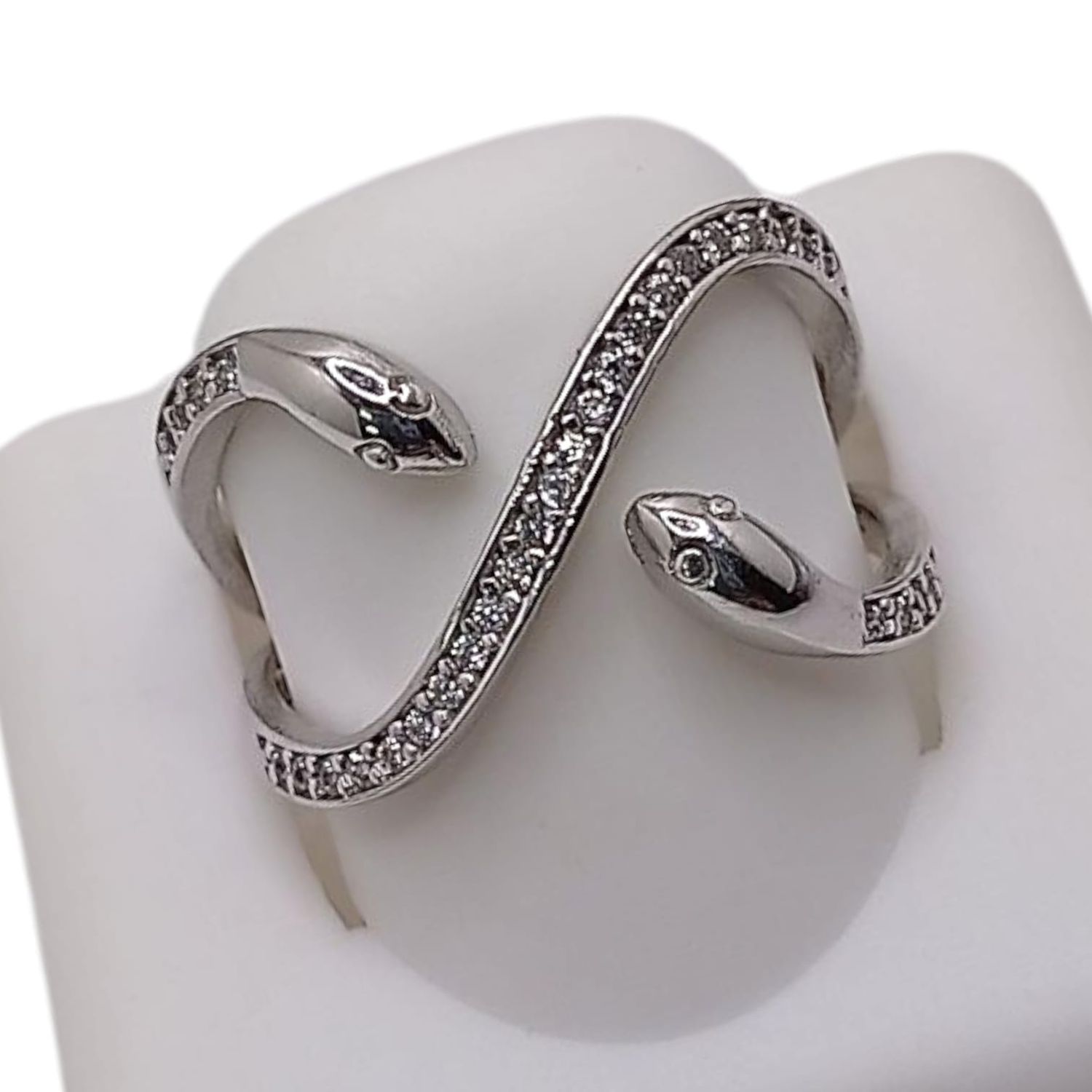 ANILLO VIBORAS, VARIAS MEDIDAS. PLATA .925