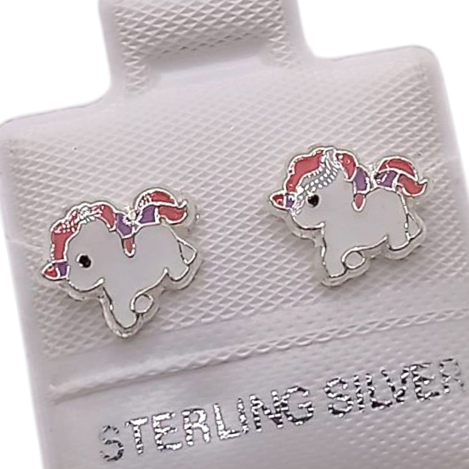 BROQUEL UNICORNIO BB, BROCHE BOLITA, PLATA .925