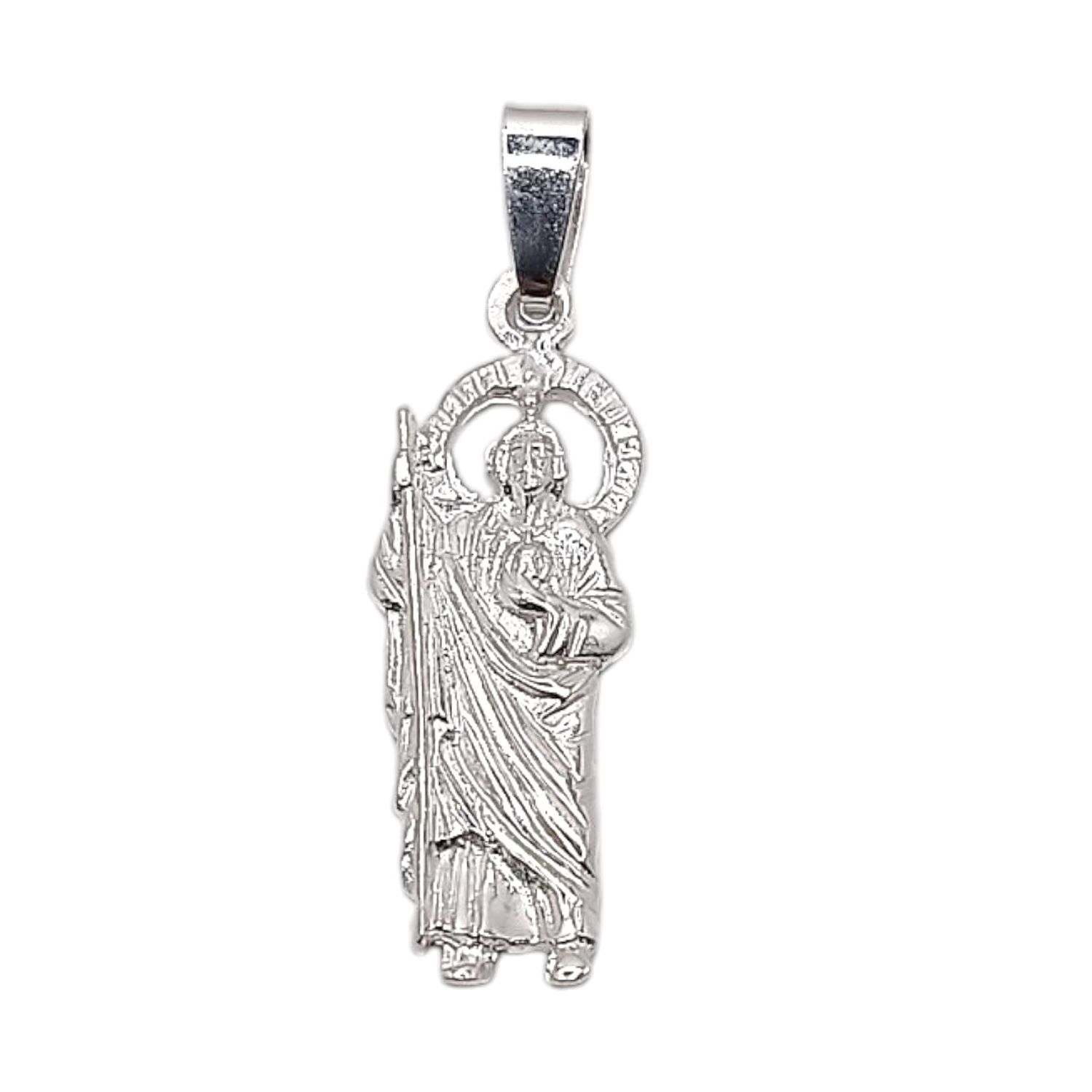 DIJE SAN JUDAS 3.5 CM, PLATA .925