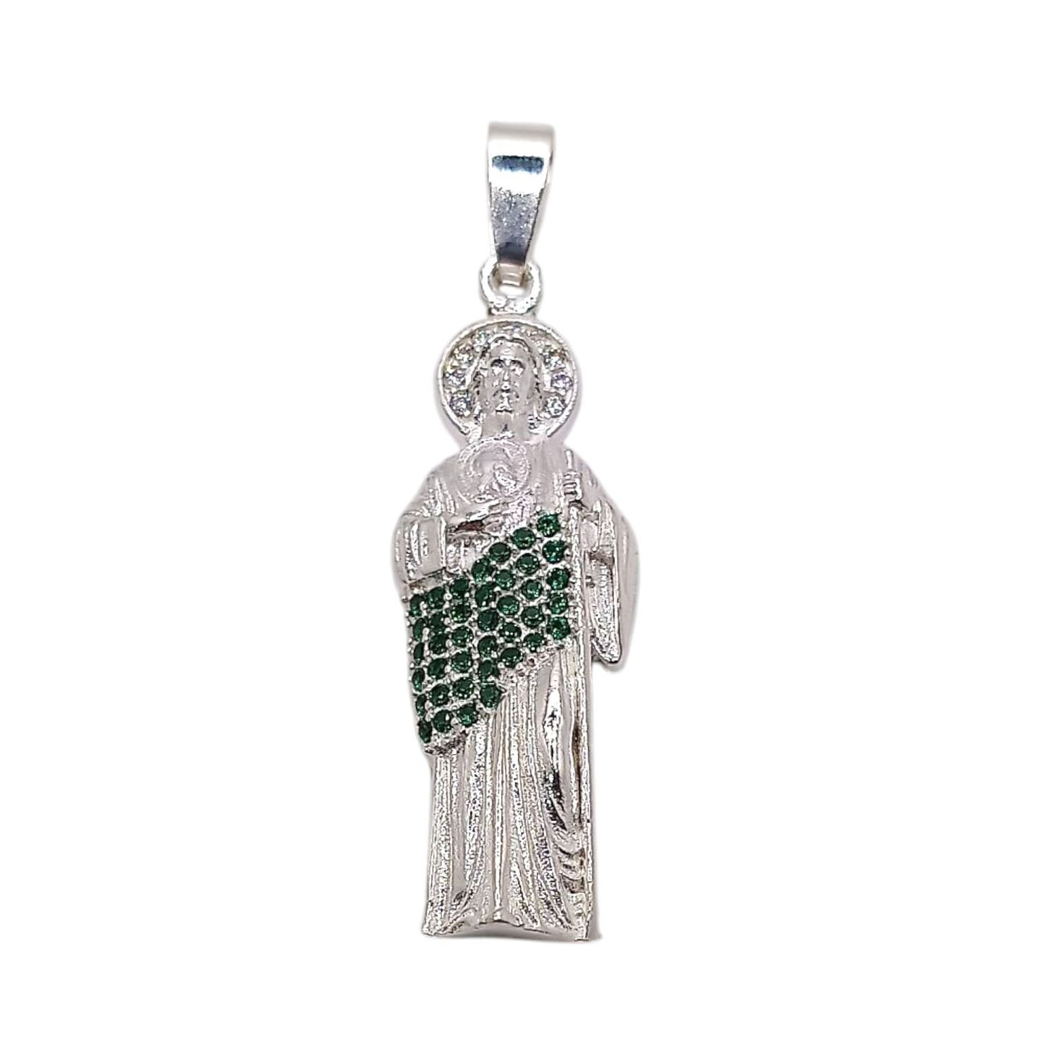 DIJE SAN JUDAS T 4 CM, PLATA .925
