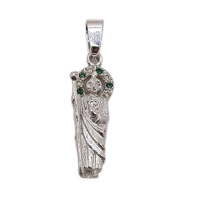 DIJE SAN JUDAS T2.5 CM, PLATA .925