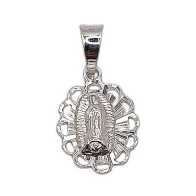 MEDALLA VIRGEN DE GPE1.5 CM, PLATA .925