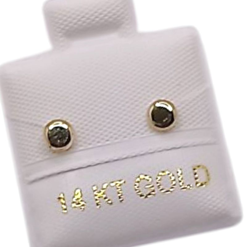 BROQUEL BOTON PEQUEÑO IDEAL RECIEN NACIDA, BEBA, BROCHE BOLITA ORO 14K