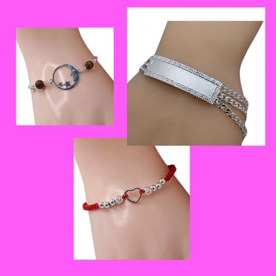 Pulseras y Esclavas Plata 925