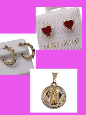 ORO 10K y 14K (Cadenas,Collares  Dijes,Aretes)