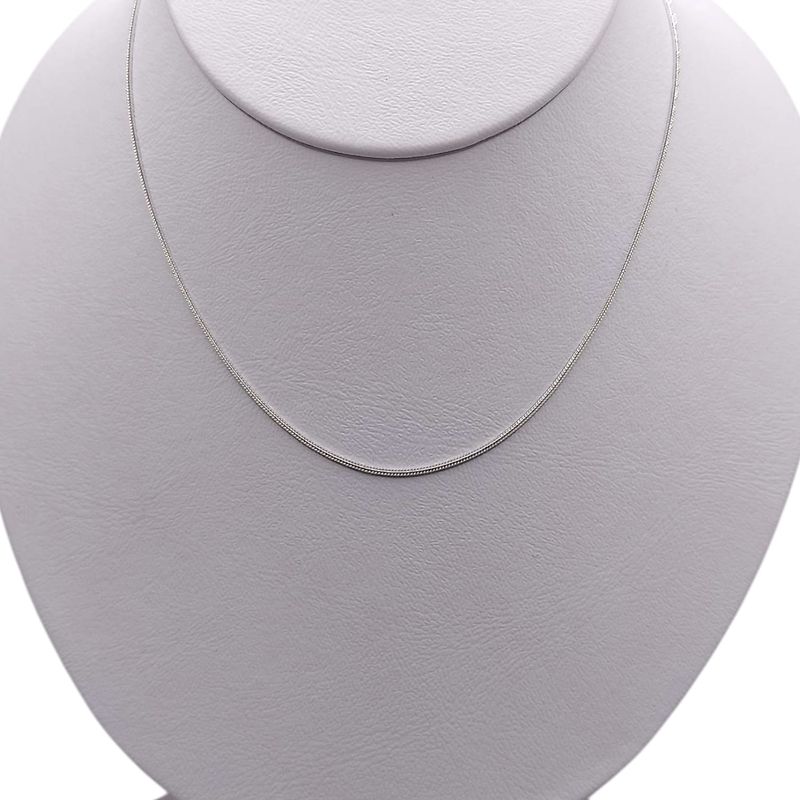 CADENA COLA DE RATA 20", PLATA .925