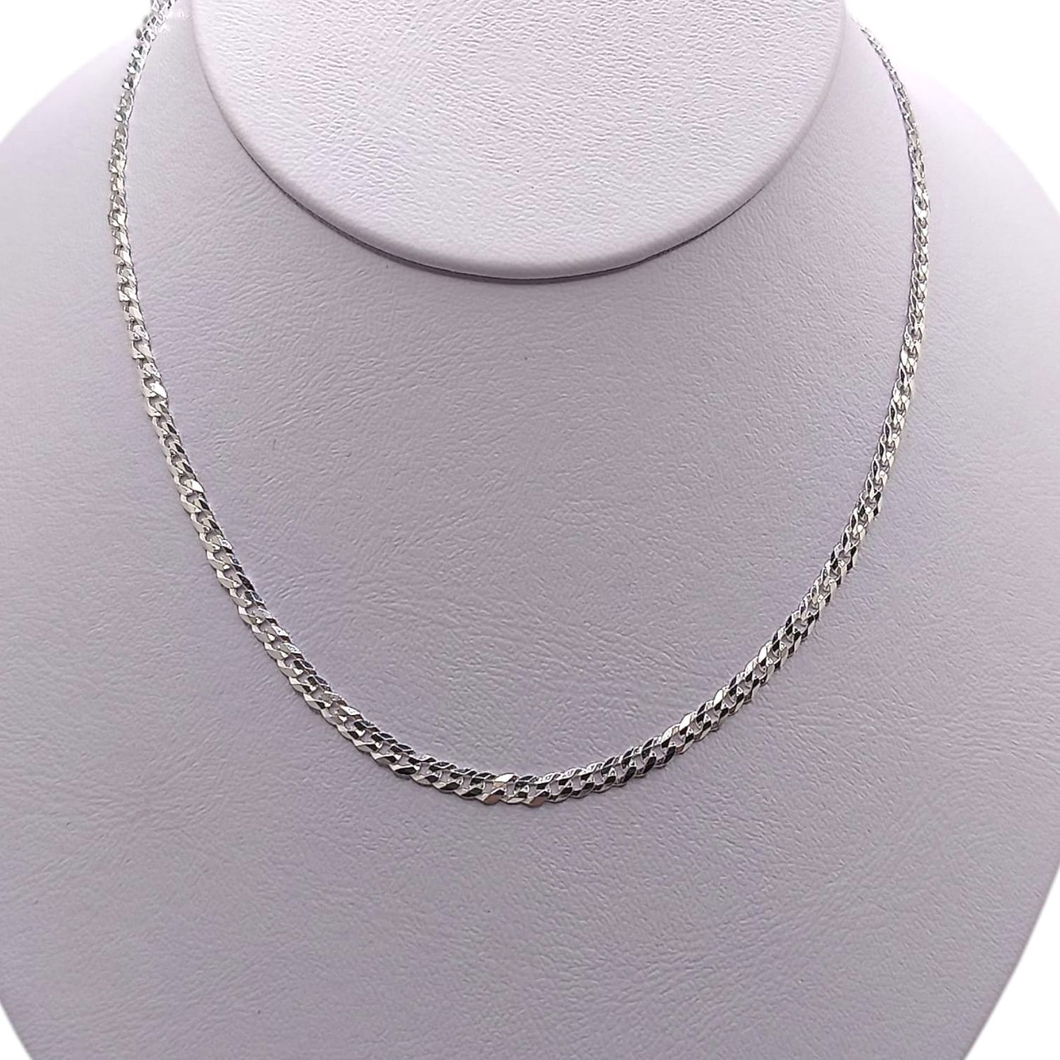 CADENA CUBANA 20&quot; 3 MM, PLATA .925