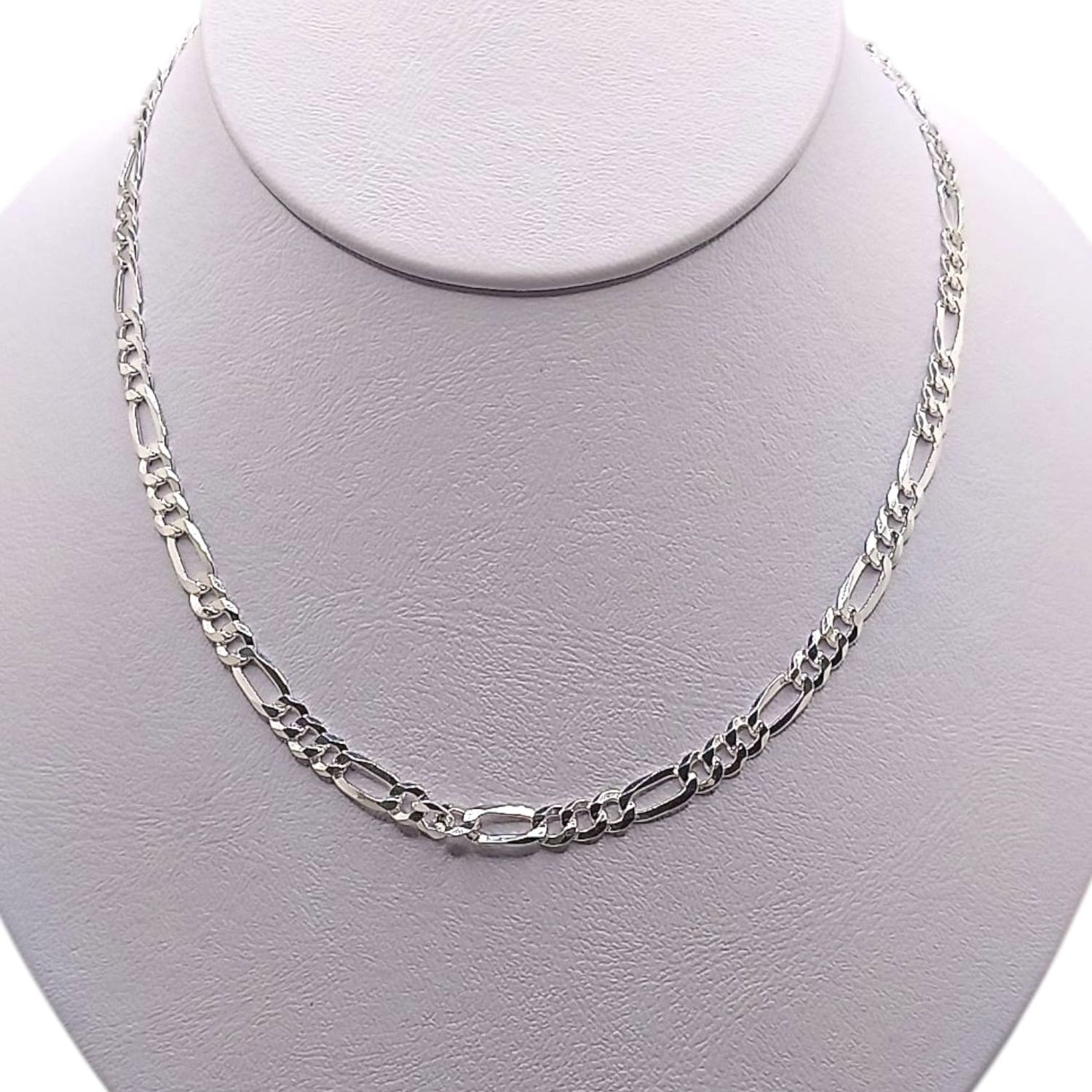 CADENA FIGARO 24&quot; 4.5 MM, PLATA .925
