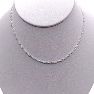 CADENA SUPER SINGAPUR 18" PLATA .925