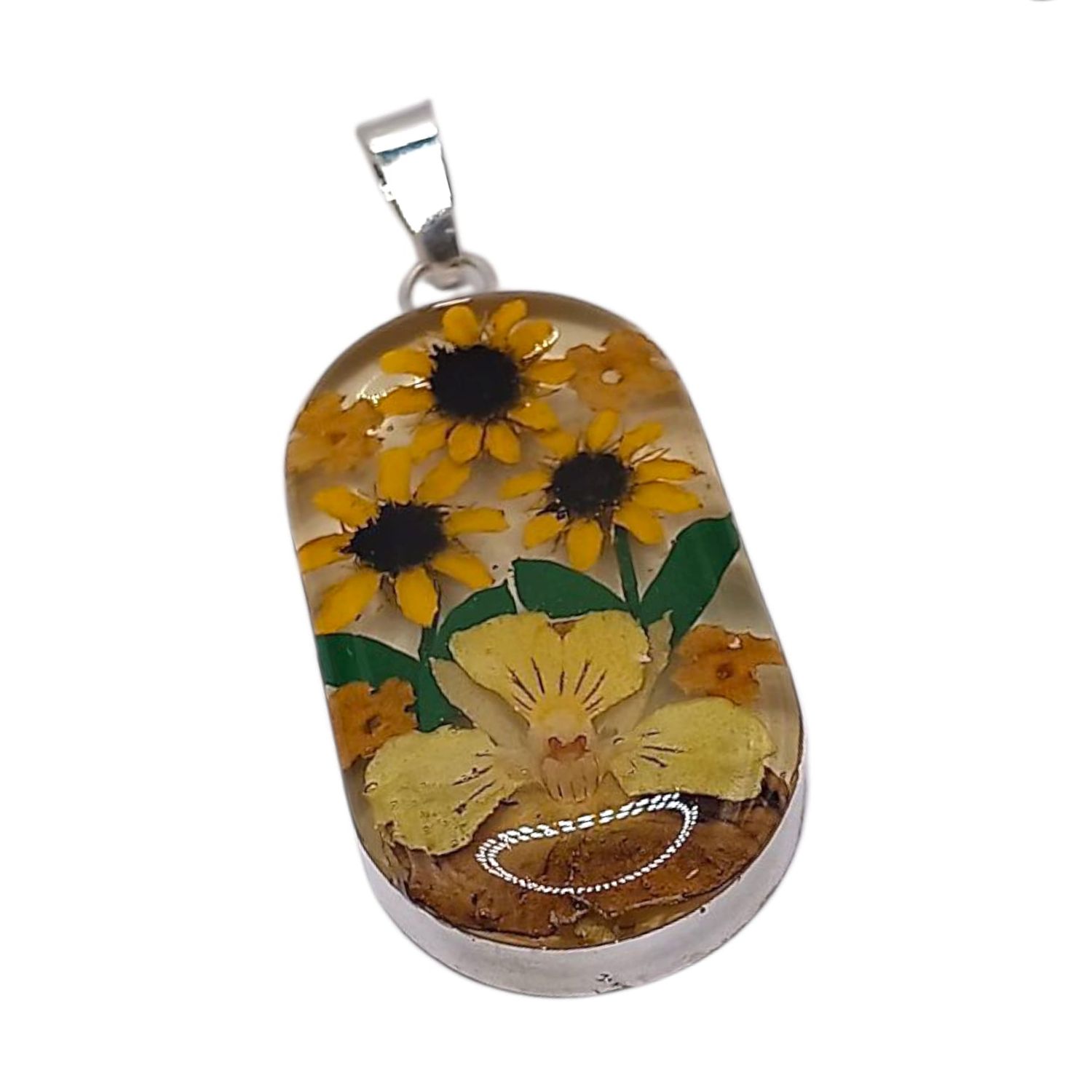 DIJE OVALADO NATURALEZA MUERTA 4 CM, OFERTA UNICA PIEZA, PLATA .925