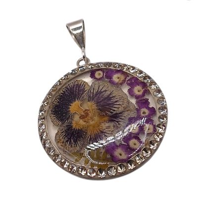 DIJE CIRCULAR NATURALEZA MUERTA