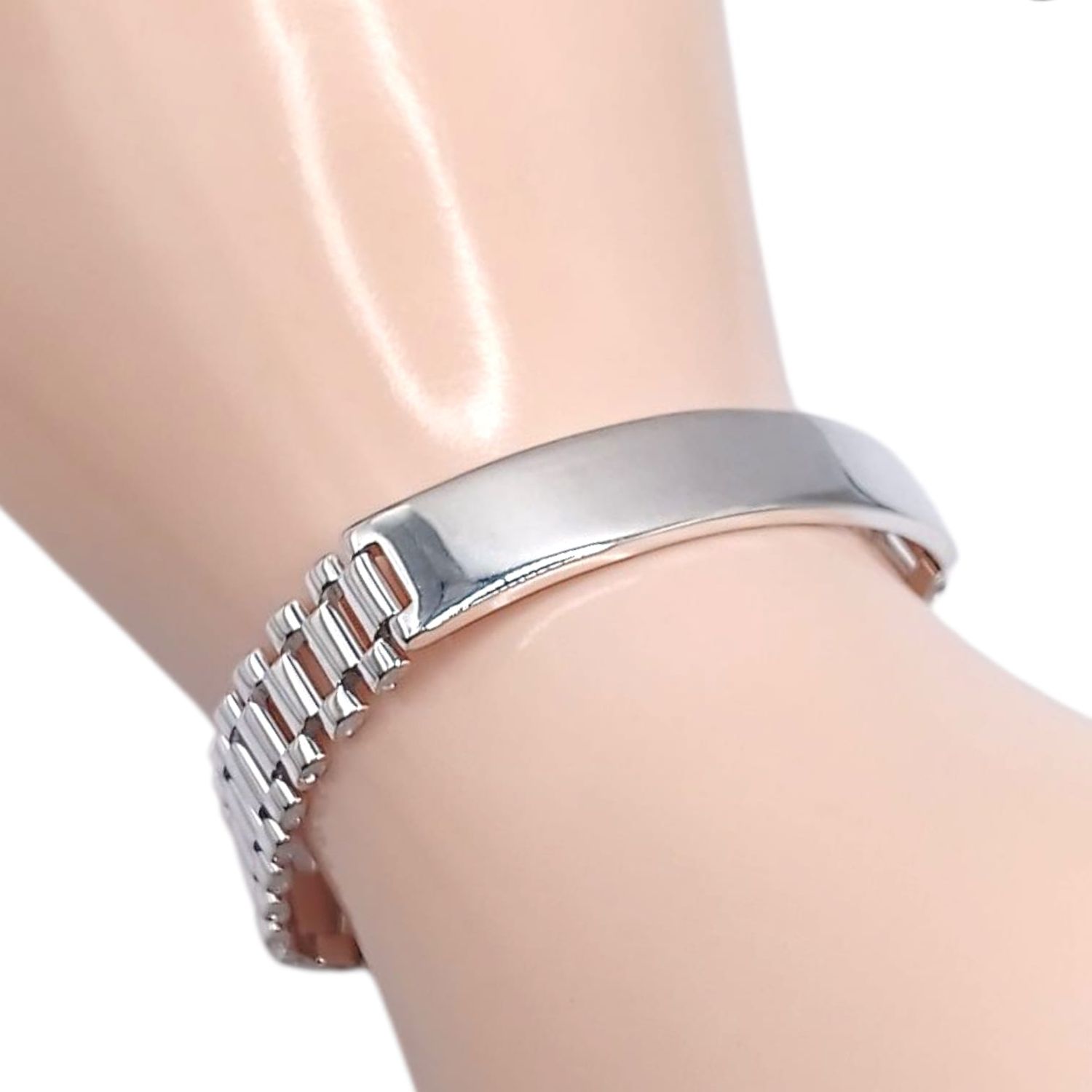 PULSER TIPO ROL CON PLACA 8&quot; 10 MM, PLATA .925