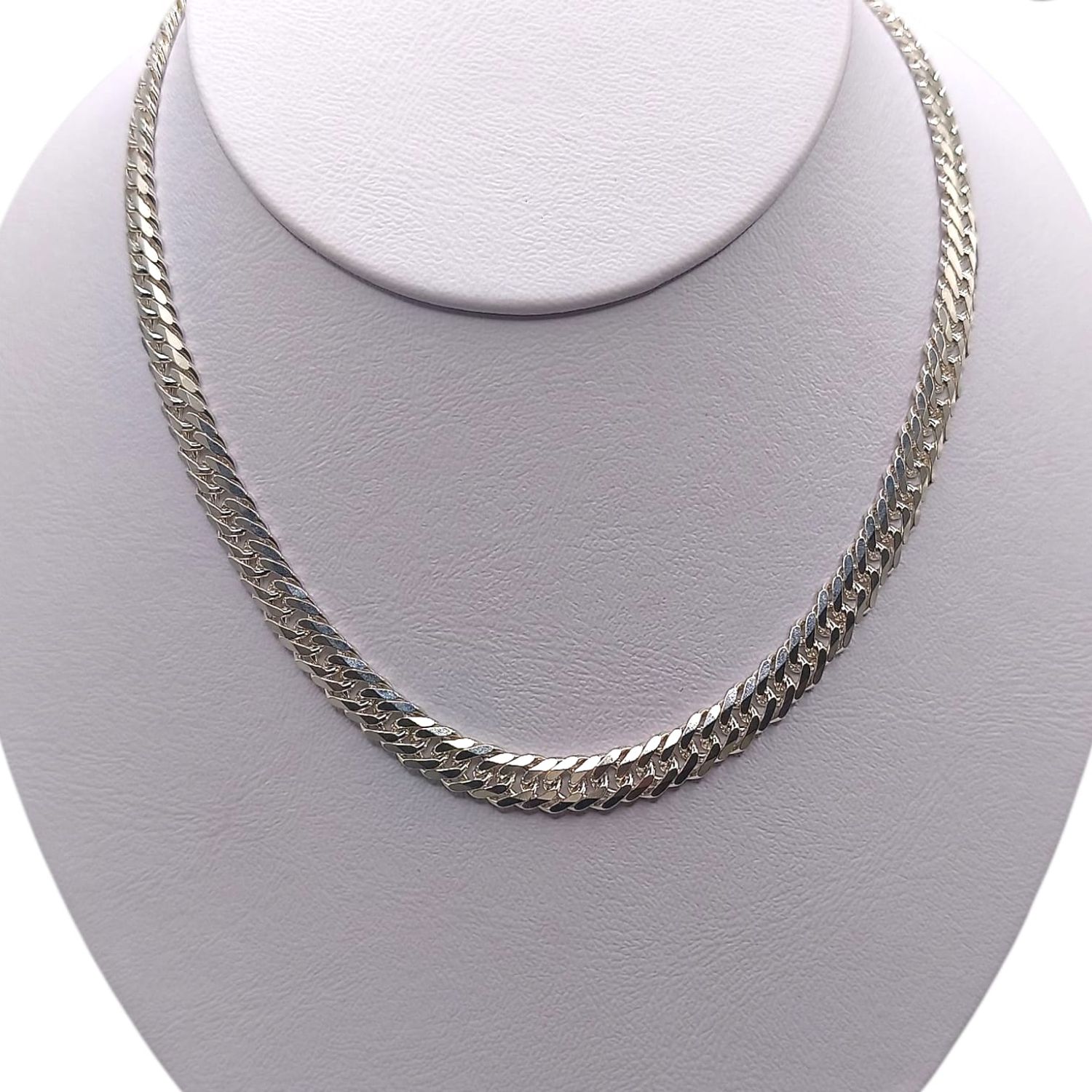 CADENA MIAMI 20&quot; 6.5 MM, PLATA .925