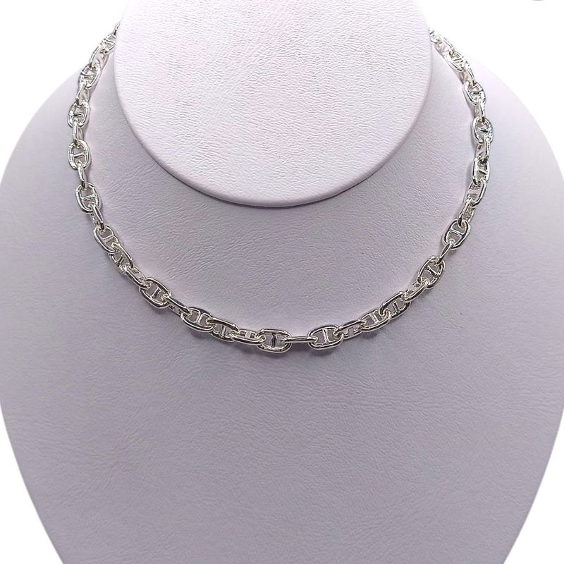 CADENA ESLABONES 18" 5 MM, PLATA .925