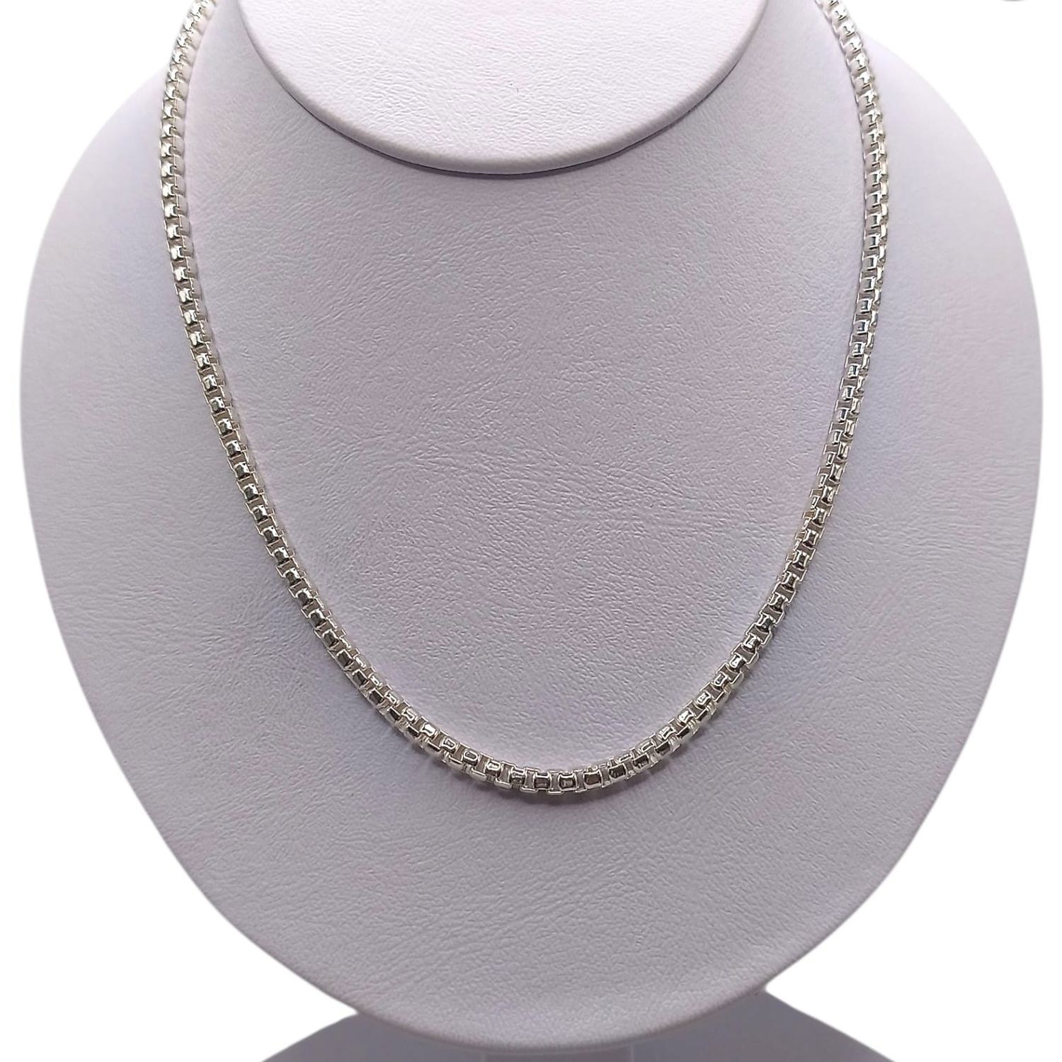 GARGANTILLA SUPER FANCY 16&quot; 3.5 MM, PLATA .925