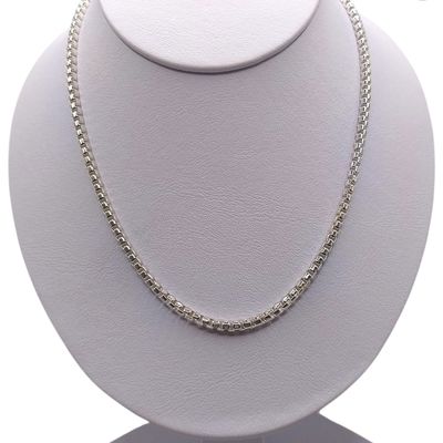 GARGANTILLA SUPER FANCY 16" 3.5 MM, PLATA .925