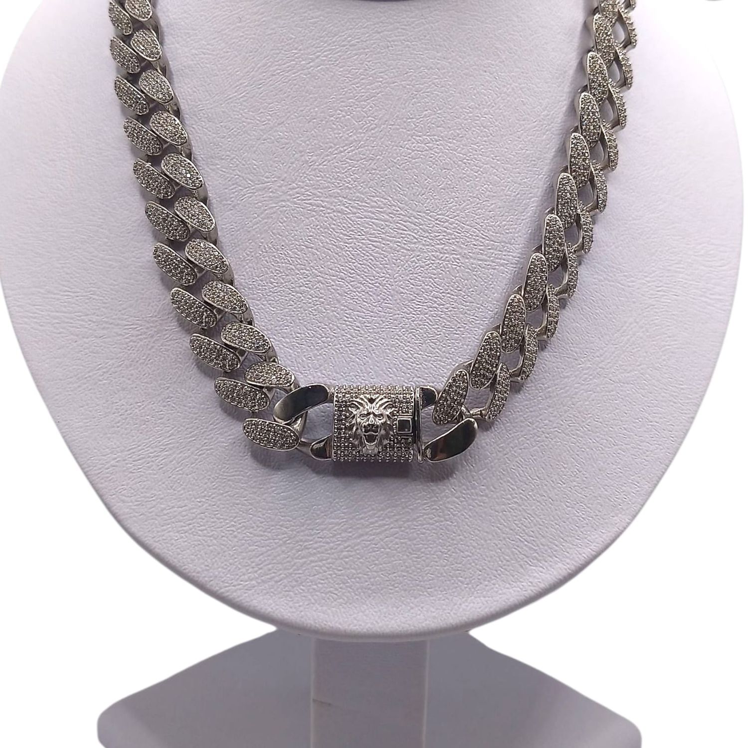 CADENA CHOKER 16&quot; 13 MM, PLATA .925