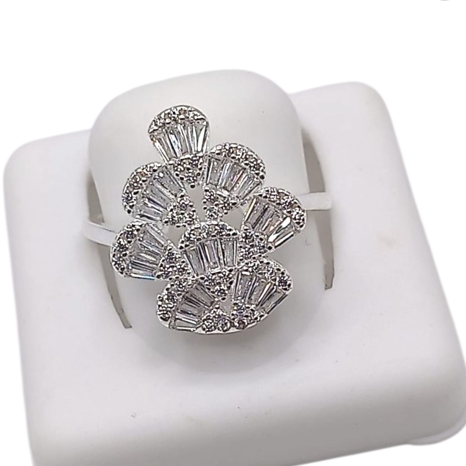 ANILLO BAGUET, PLATA .925