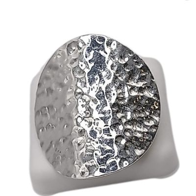 ANILLO CIRCULAR AJUSTABLE # 6, PLATA .925