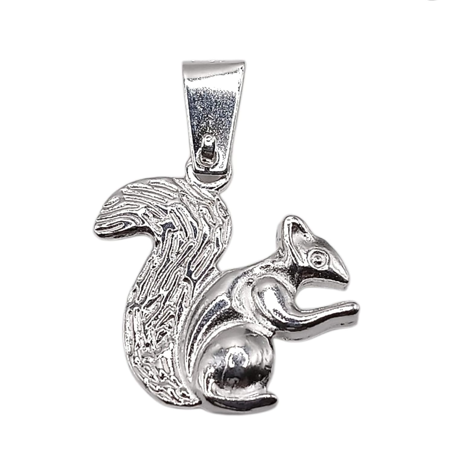 DIJE ARDILLA 2 CM, PLATA .925