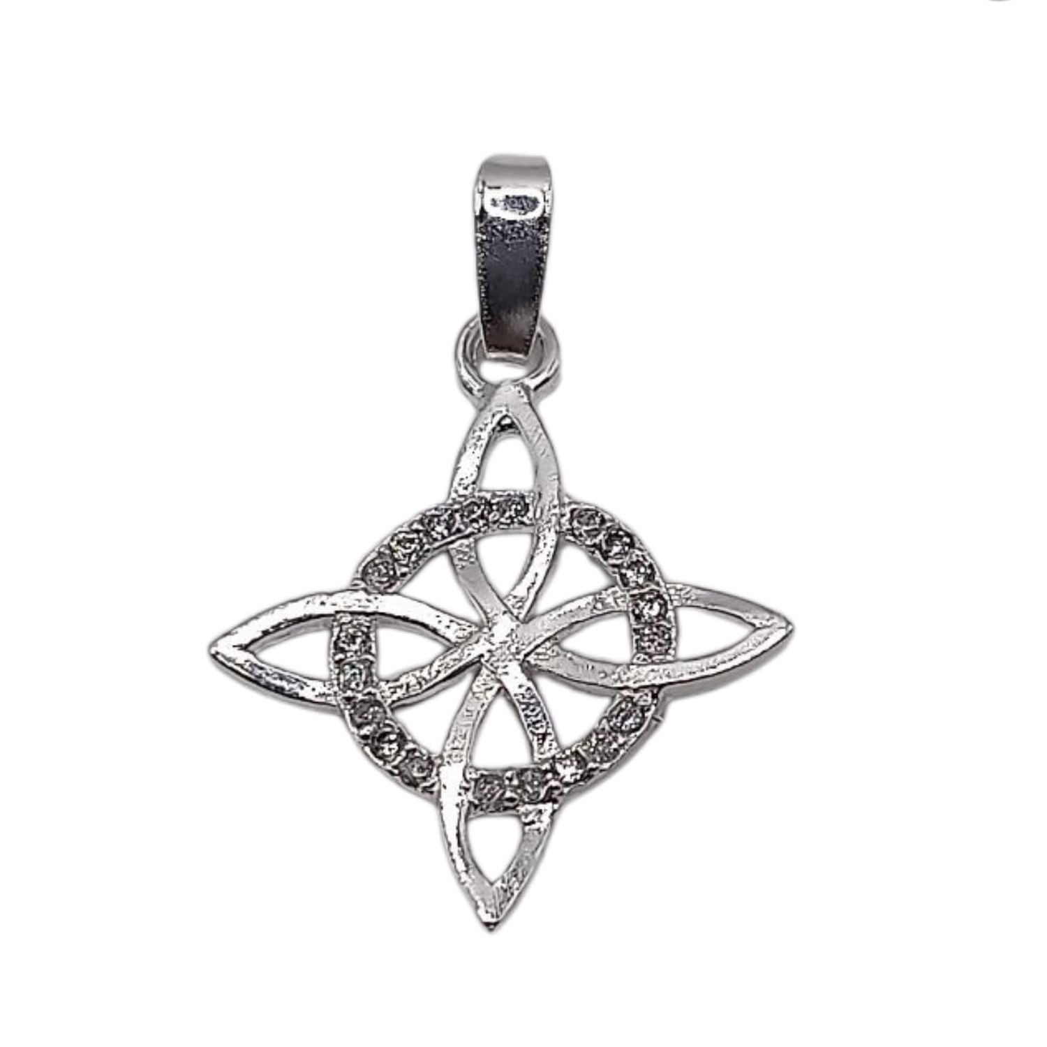 DIJE NUDO DE BRUJA 2 CM, PLATA .925