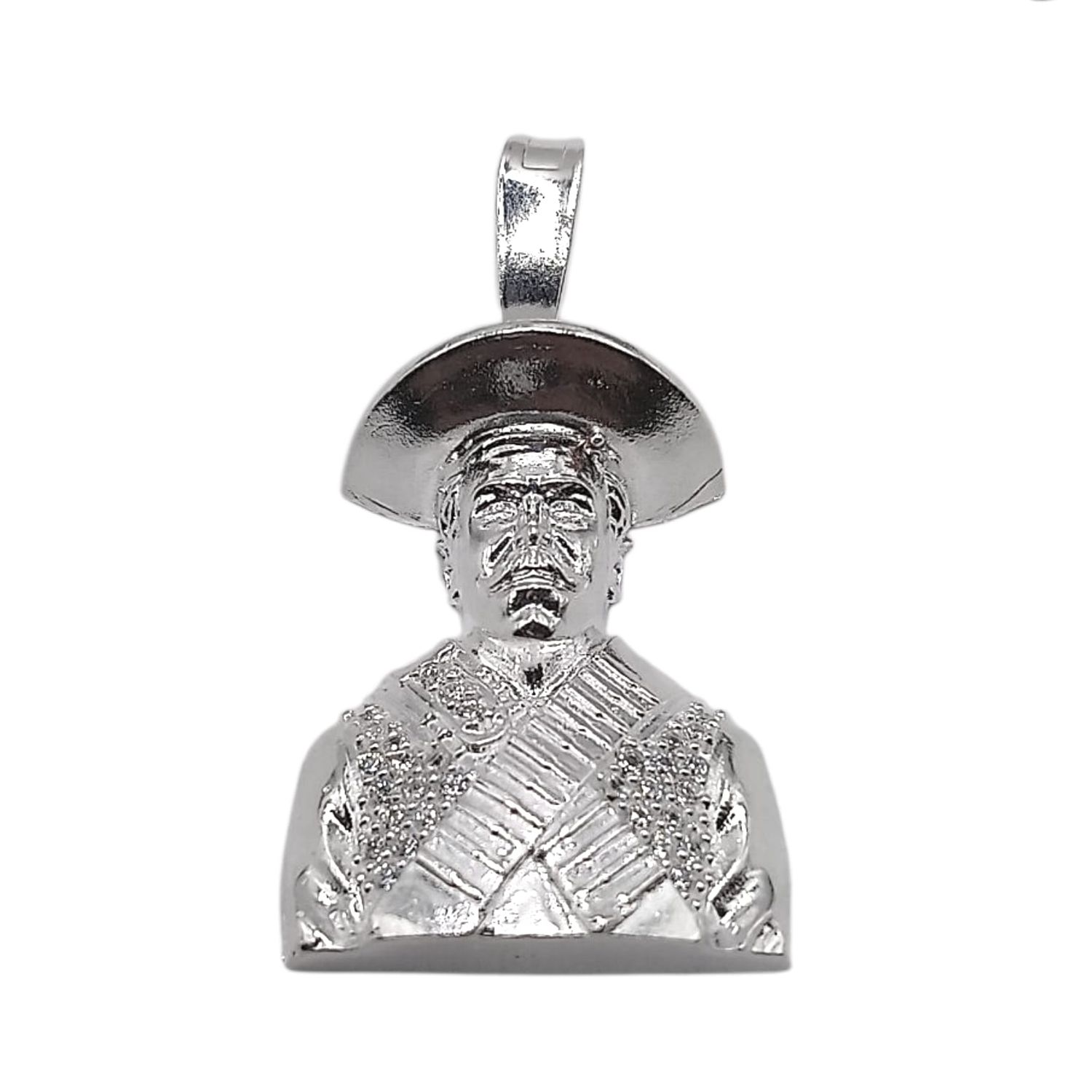 DIJE PANCHO V, 2.5 CM, PLATA .925