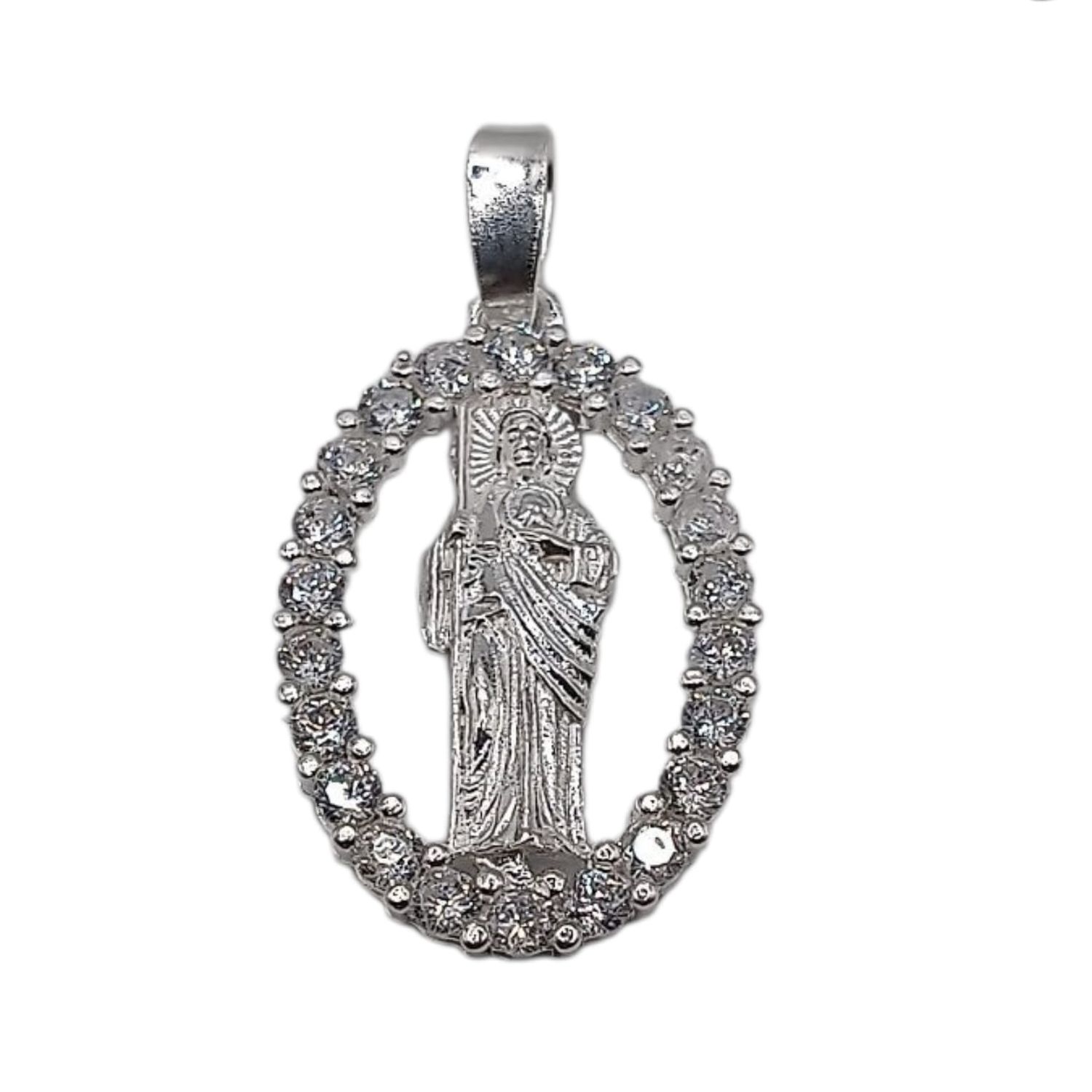 DIJE SAN JUDAS 2.5 CM, PLATA .925