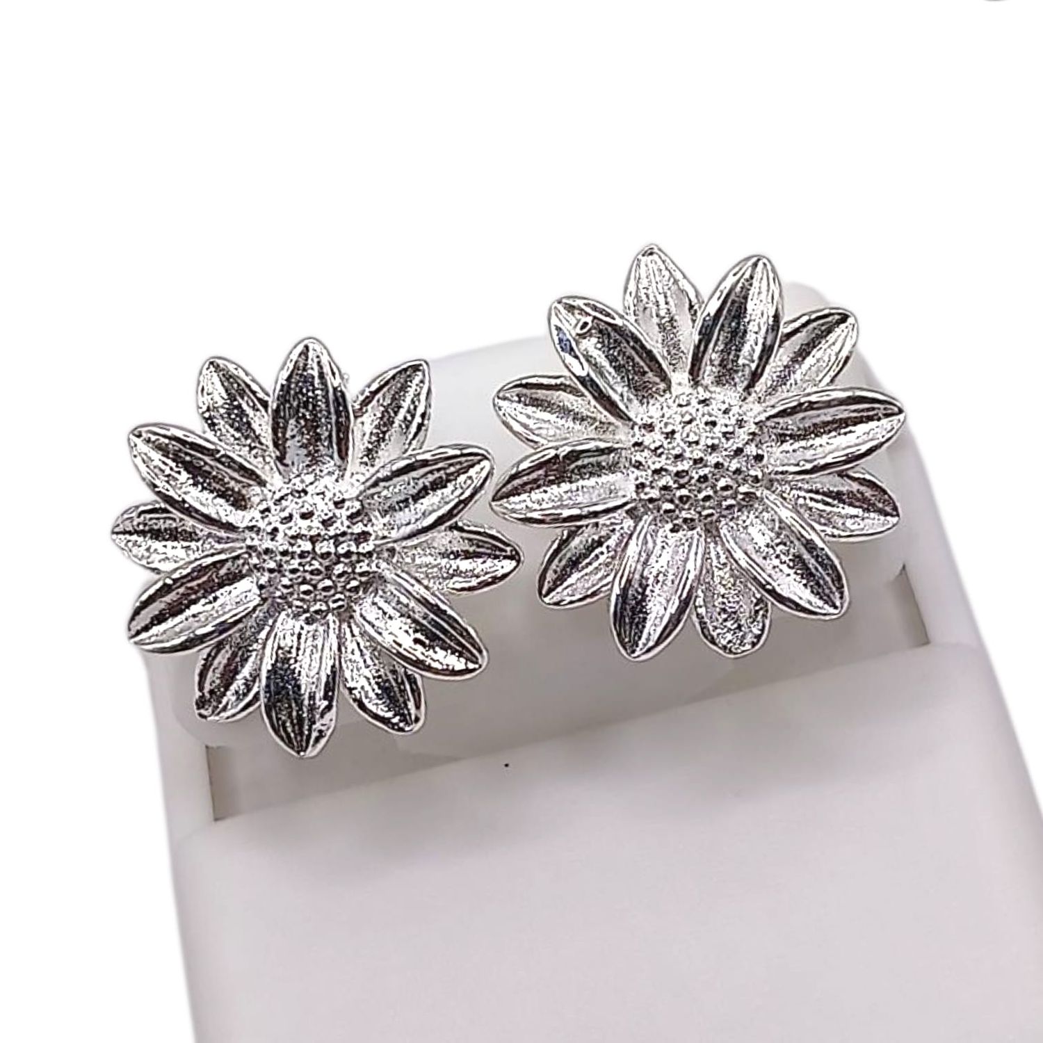 ARETE GIRASOL BROCHE MARIPOSA, PLATA .925