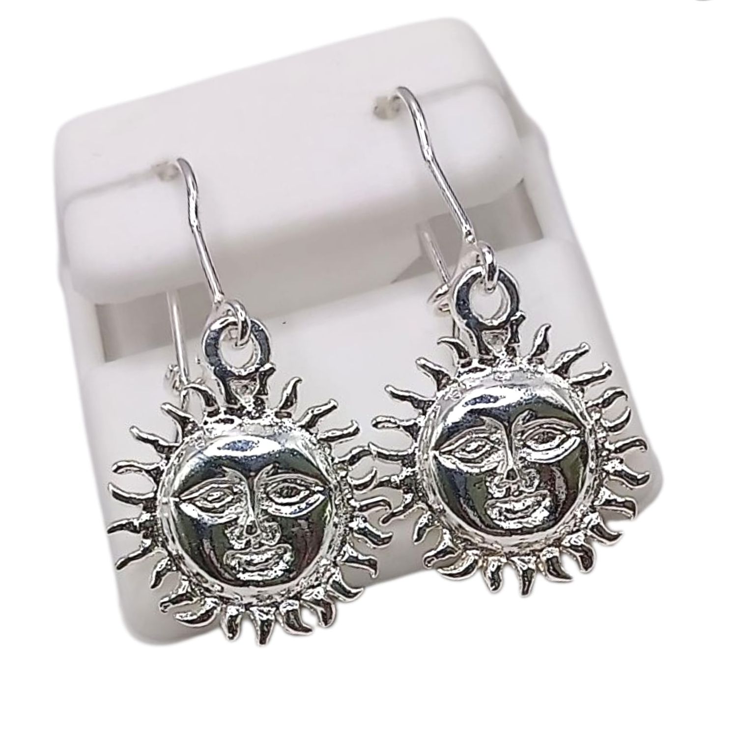 ARETE LARGO 3.5 CM, SOL PLATA .925