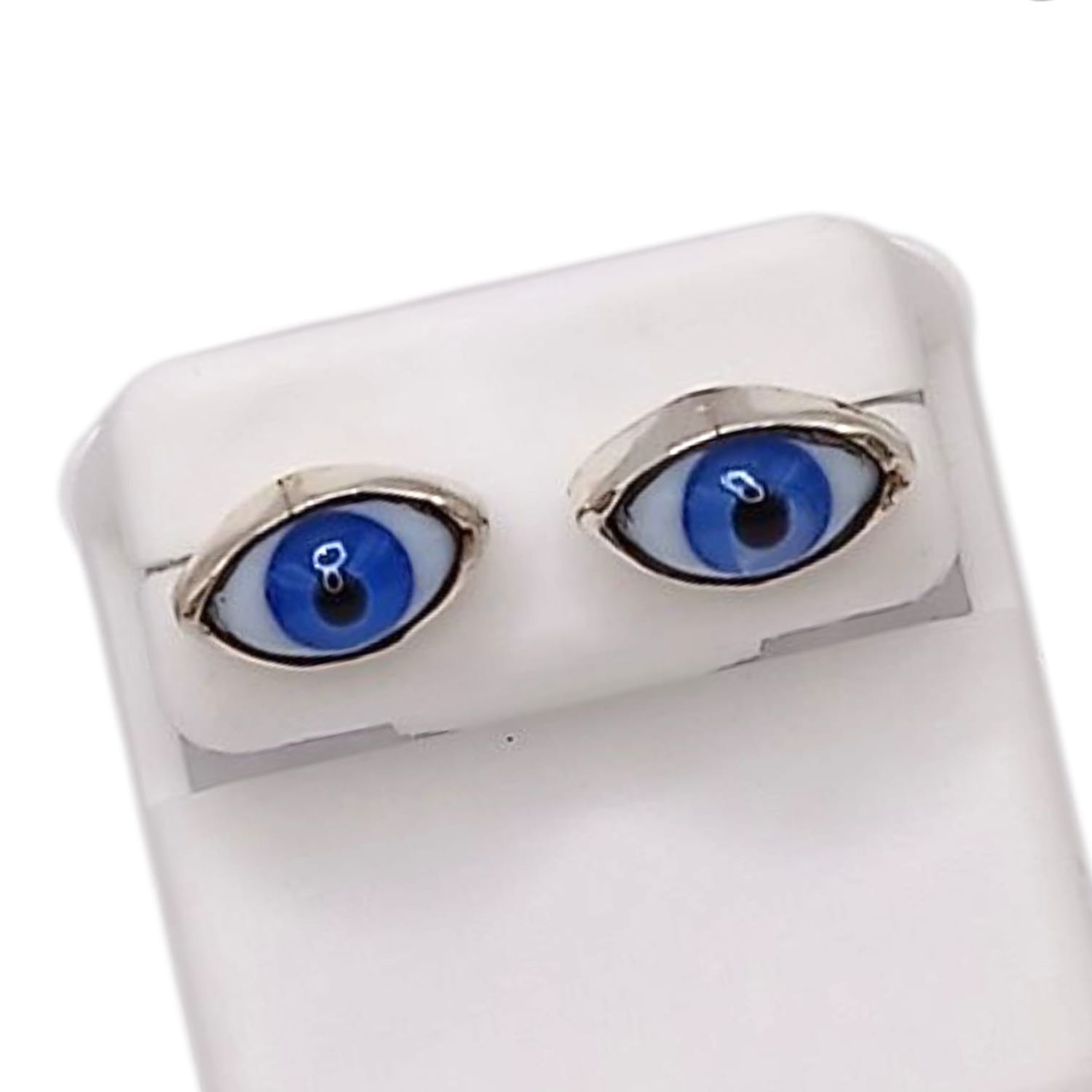 ARETE OJITO, BROCHE MARIPOSA, PLATA .925