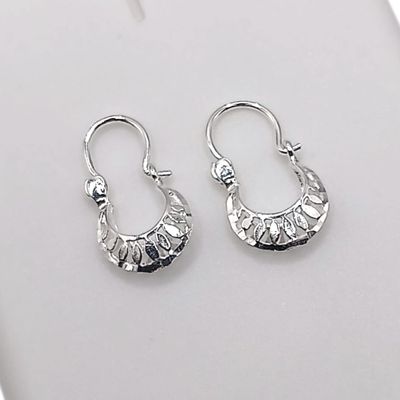 ARRACADA DE CANASTA 1.8 CM, PLATA .925