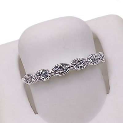 ANILLO PRINCESA, VARIAS MEDIDAS, PLATA .925