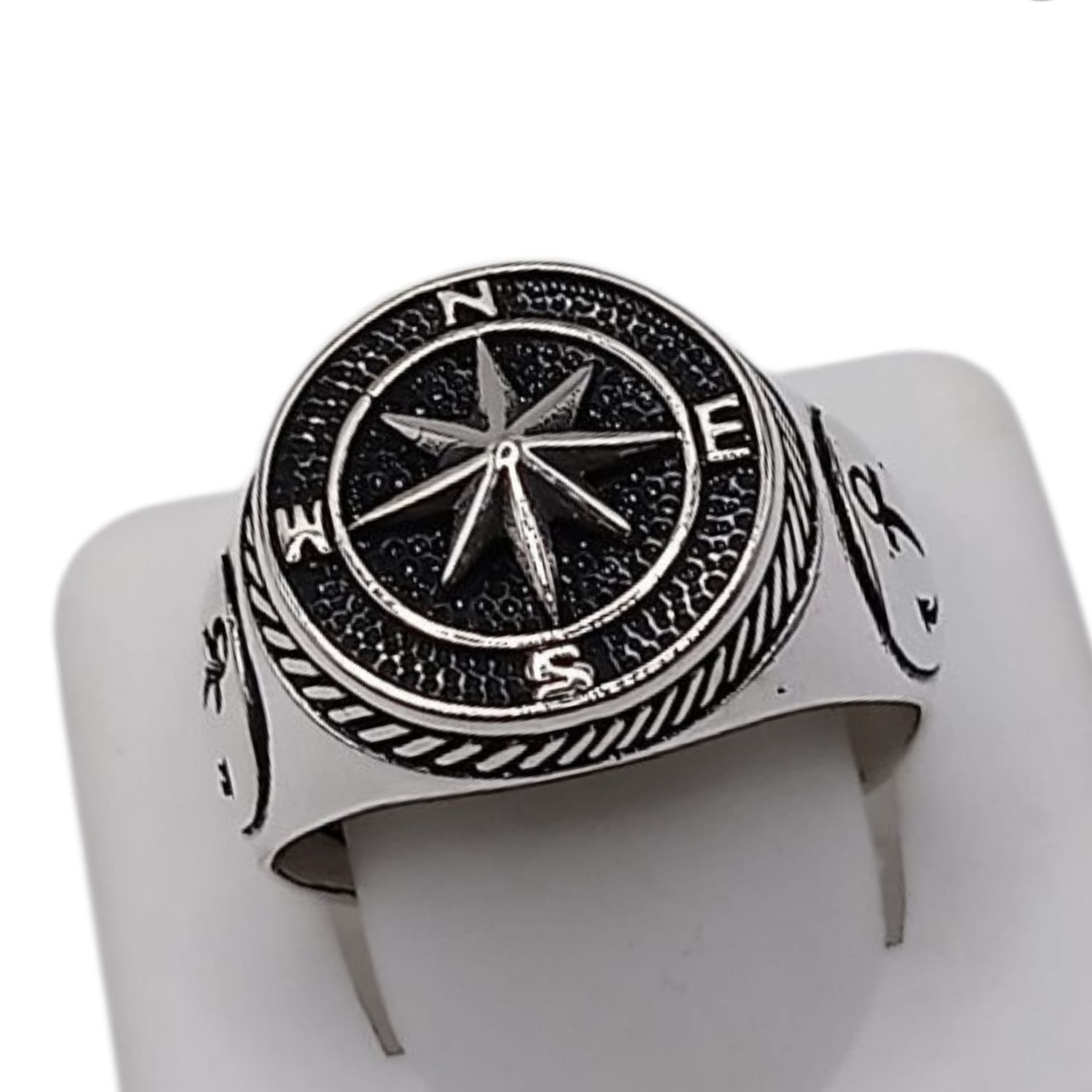 ANILLO CABALLERO VARIAS MEDIDAS, PLATA .925