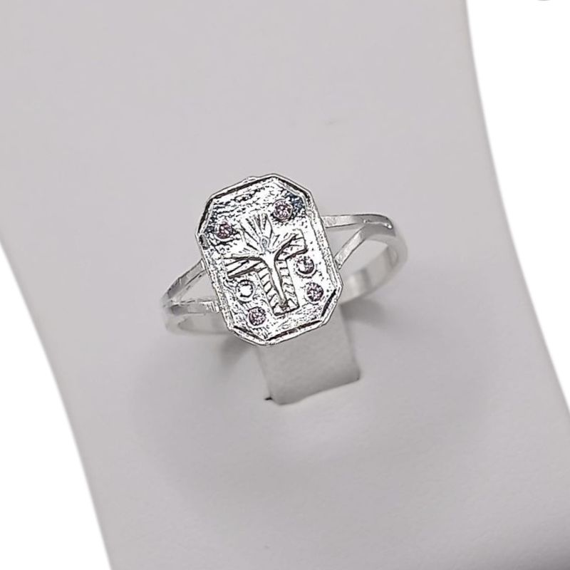 ANILLO PLACA CON CRISTO, VARIAS MEDIDAS, PLATA .925
