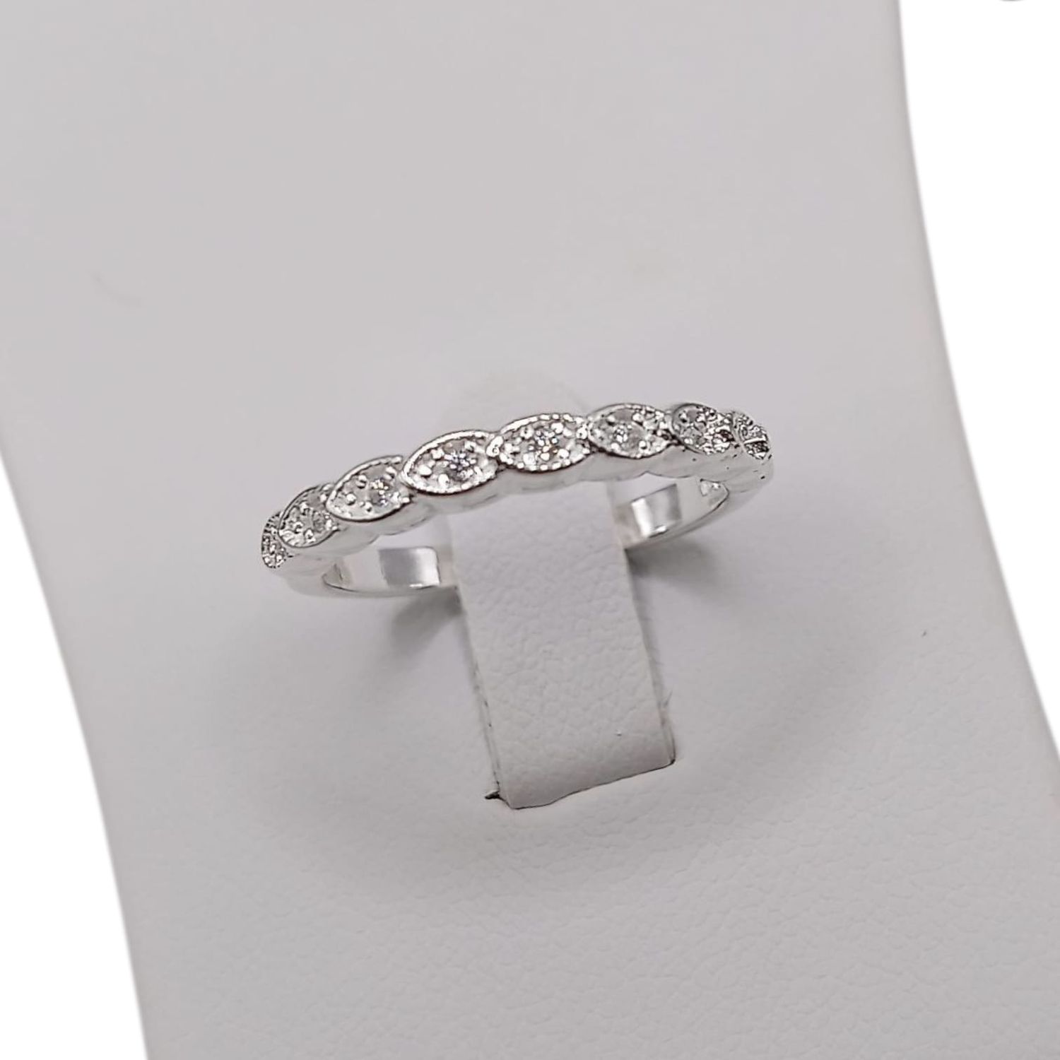 ANILLO CHURUMBELA HOJITAS #6 PLATA .925