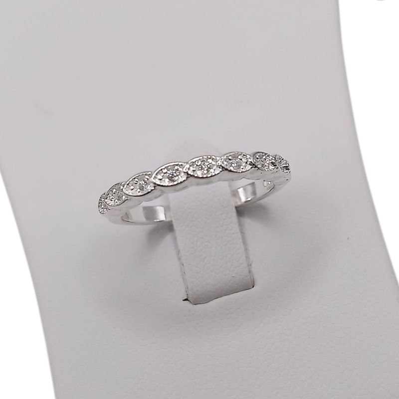 ANILLO CHURUMBELA HOJITAS #6 PLATA .925