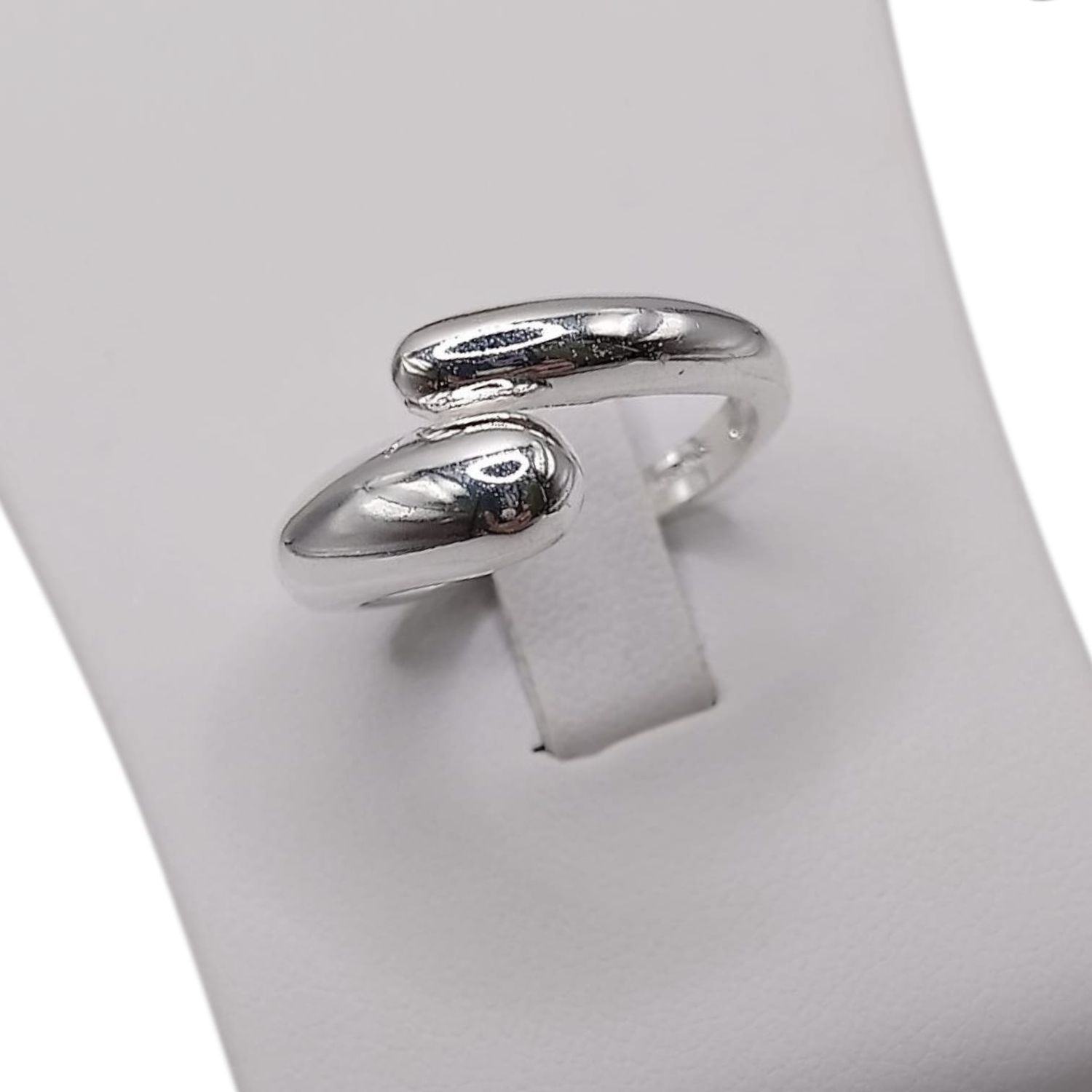 ANILLO LISO AJUSTABLE # 6  PLATA .925
