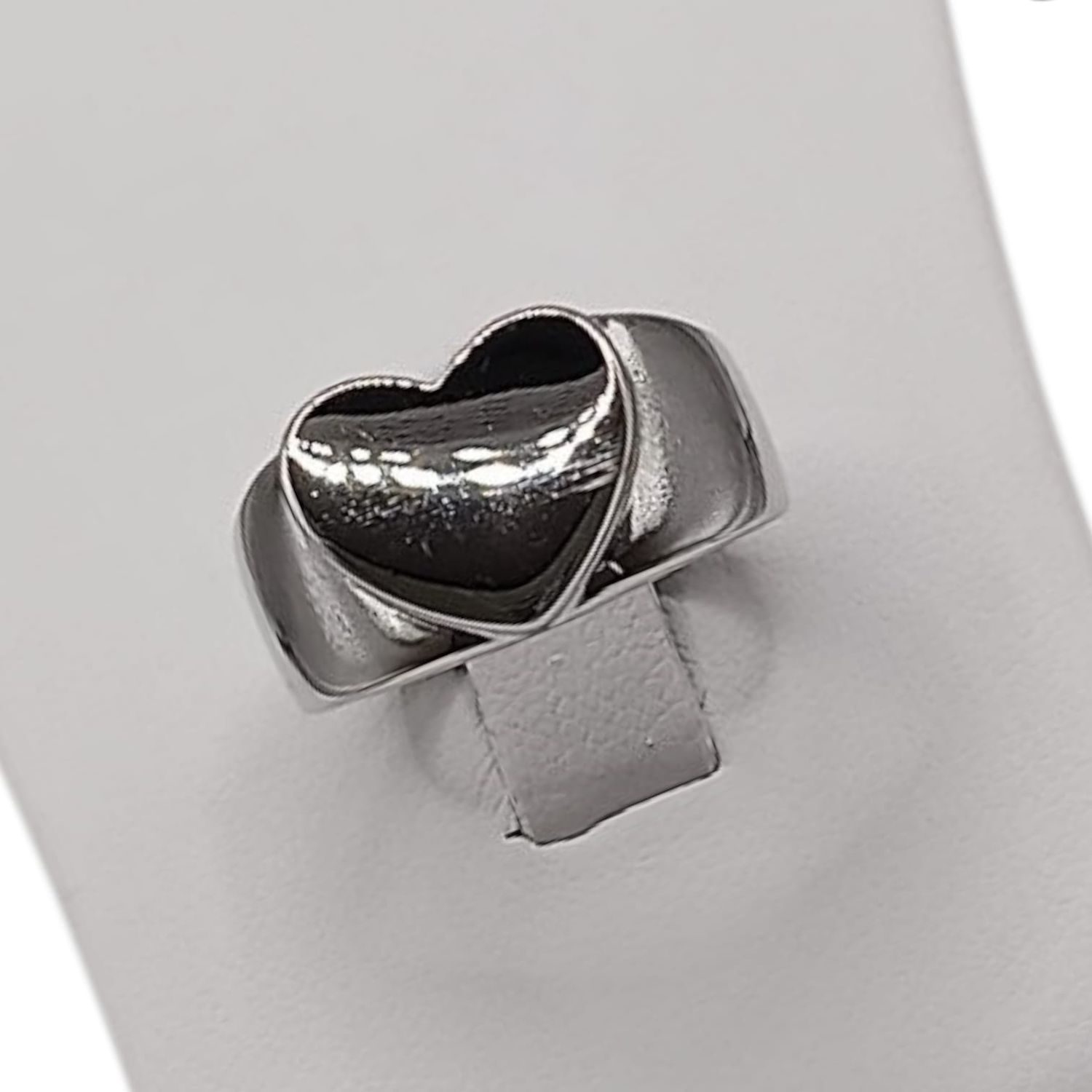 ANILLO CORAZON # 6.5 AJUSTABLE, PLATA .925