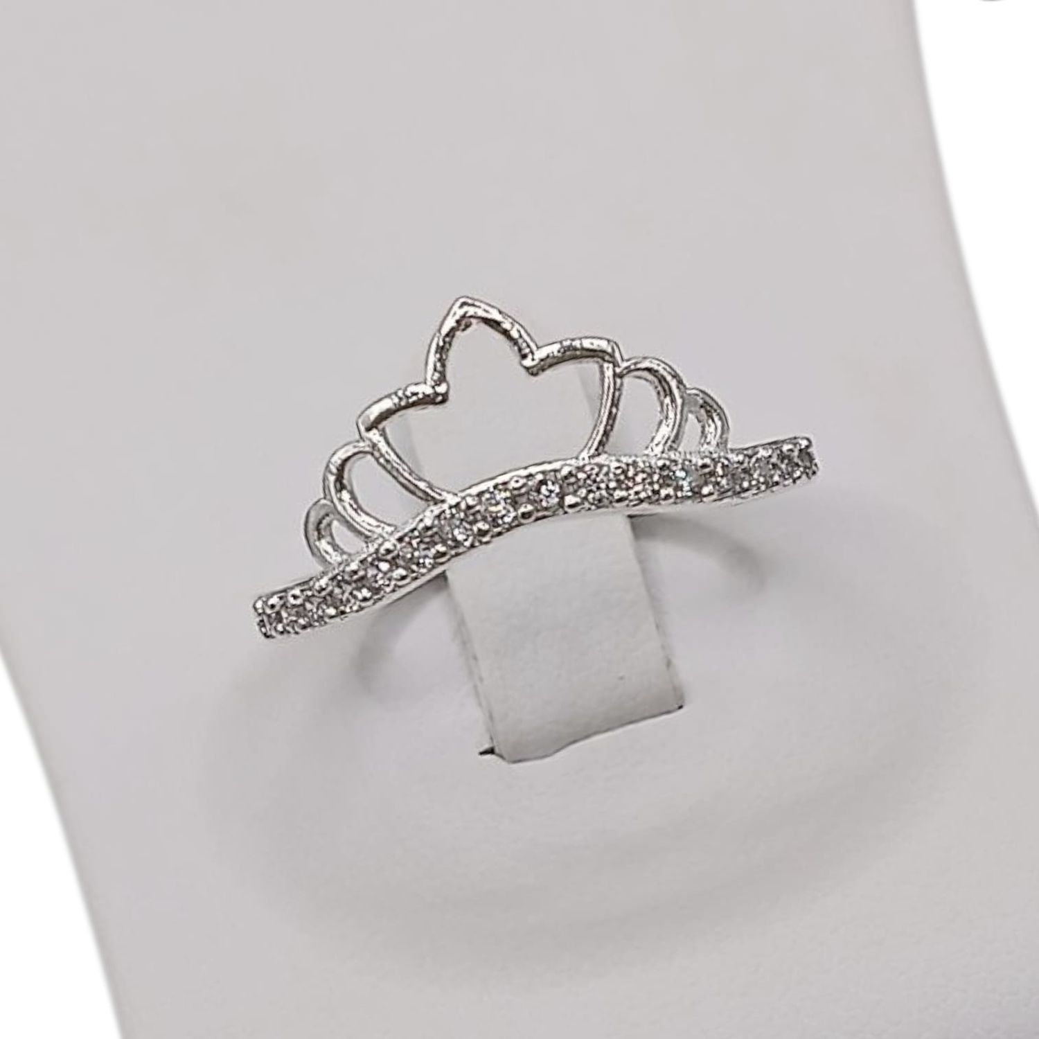 ANILLO CORONA VARIAS MEDIDAS PLATA .925