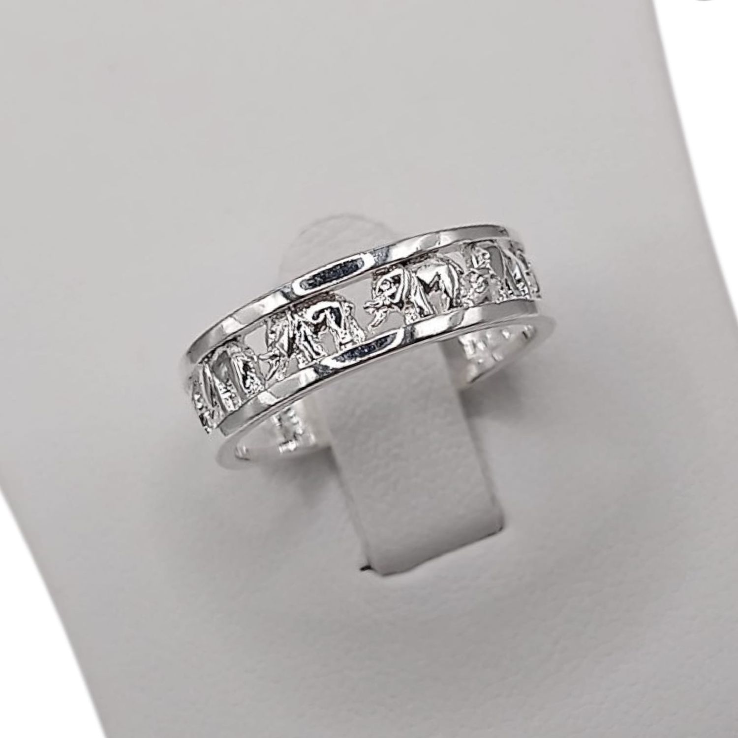 ARGOLLA DE ELEFANTES VARIAS MEDIDAS  PLATA .925