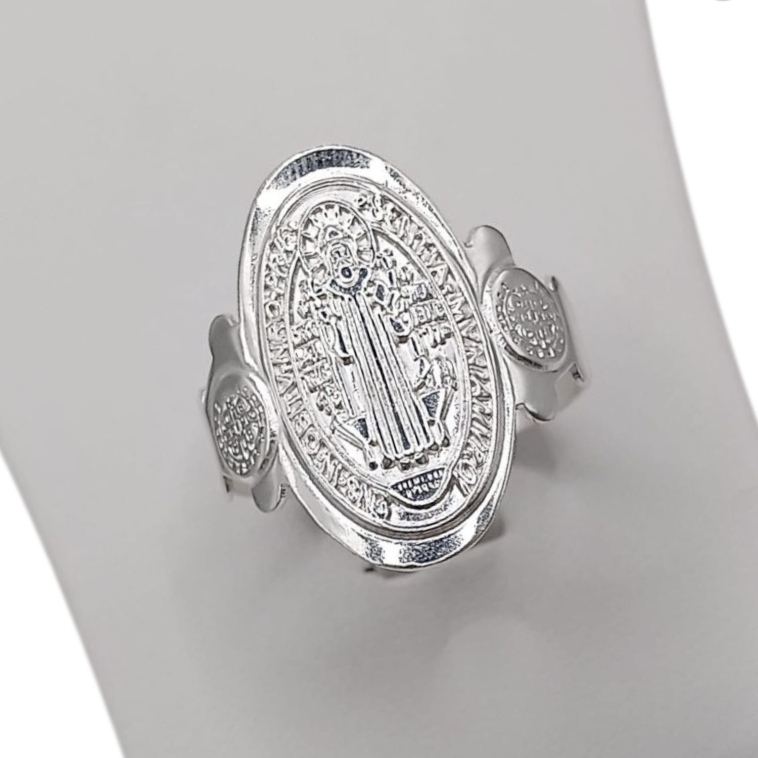 ANILLO SAN BENITO # 10, PLATA .925