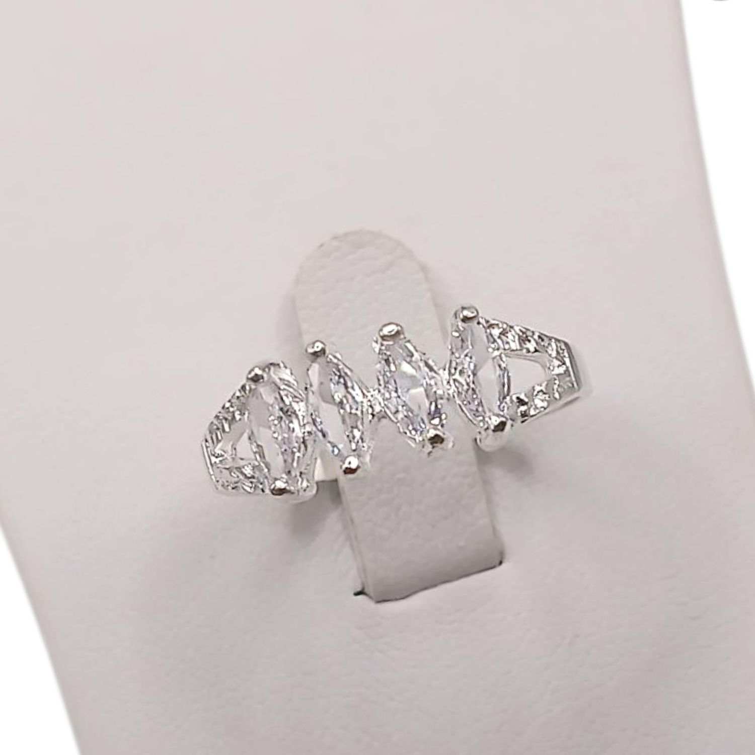 ANILLO CHURUMBELA CZ BCA # 8  PLATA .925