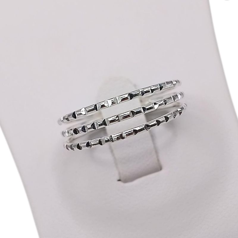 ANILLO FIN DE SEMANA VARIAS MEDIDAS PLATA .925