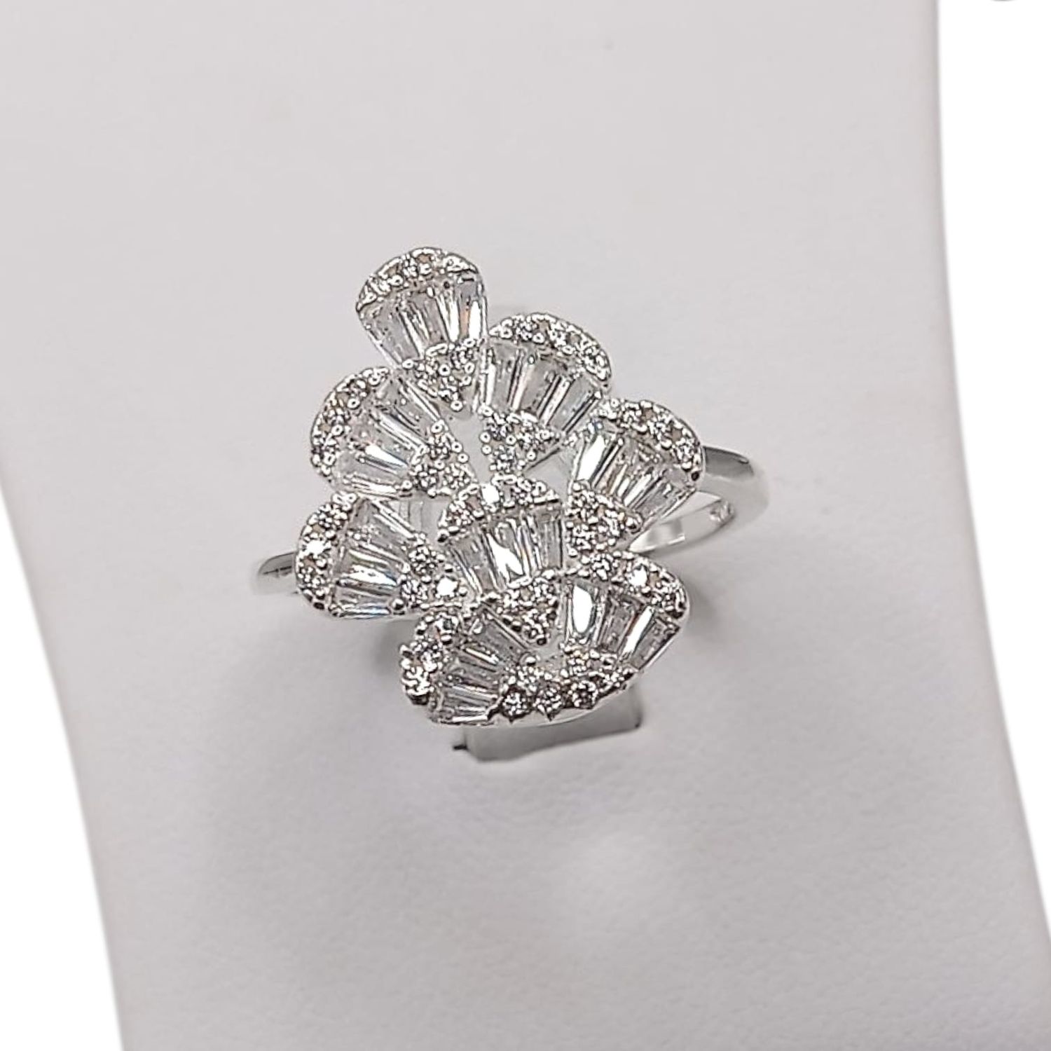 ANILLO BAGUET, VARIAS MEDIDAS  PLATA .925