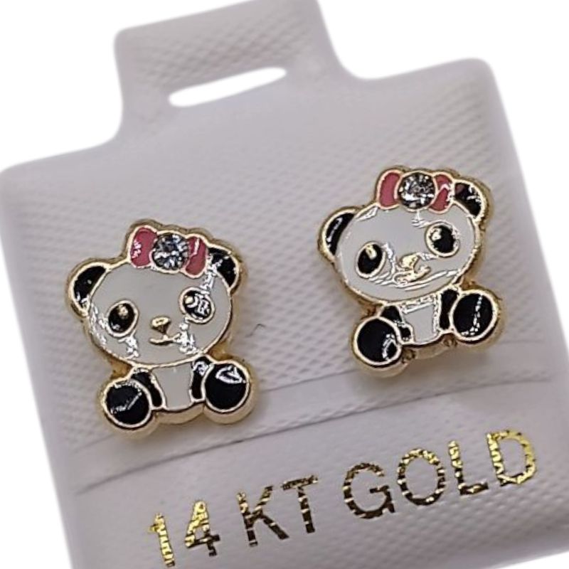 BROQUEL OSITA PANDA ORO 14K