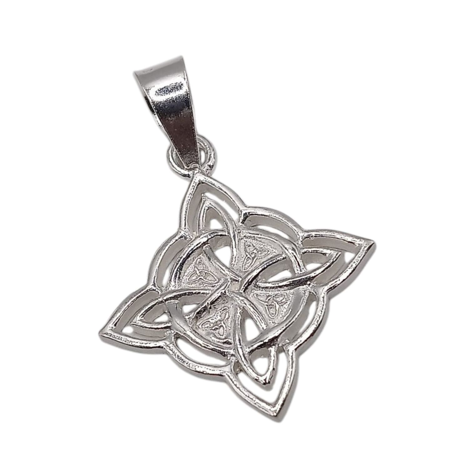 DIJE NUDO DE BRUJA 3 CM, PLATA .925