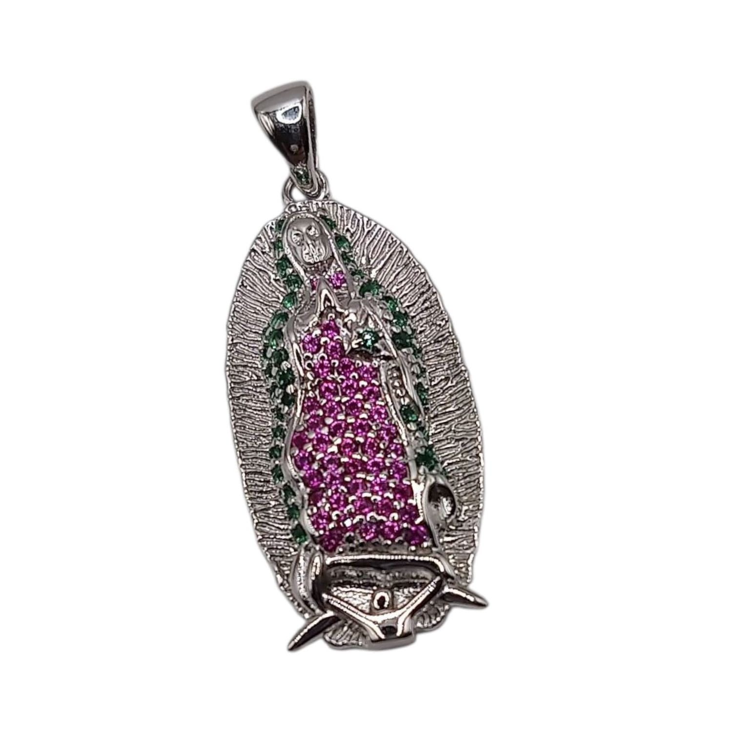 DIJE VIRGEN DE GPE 2.5 CM, PLATA .925