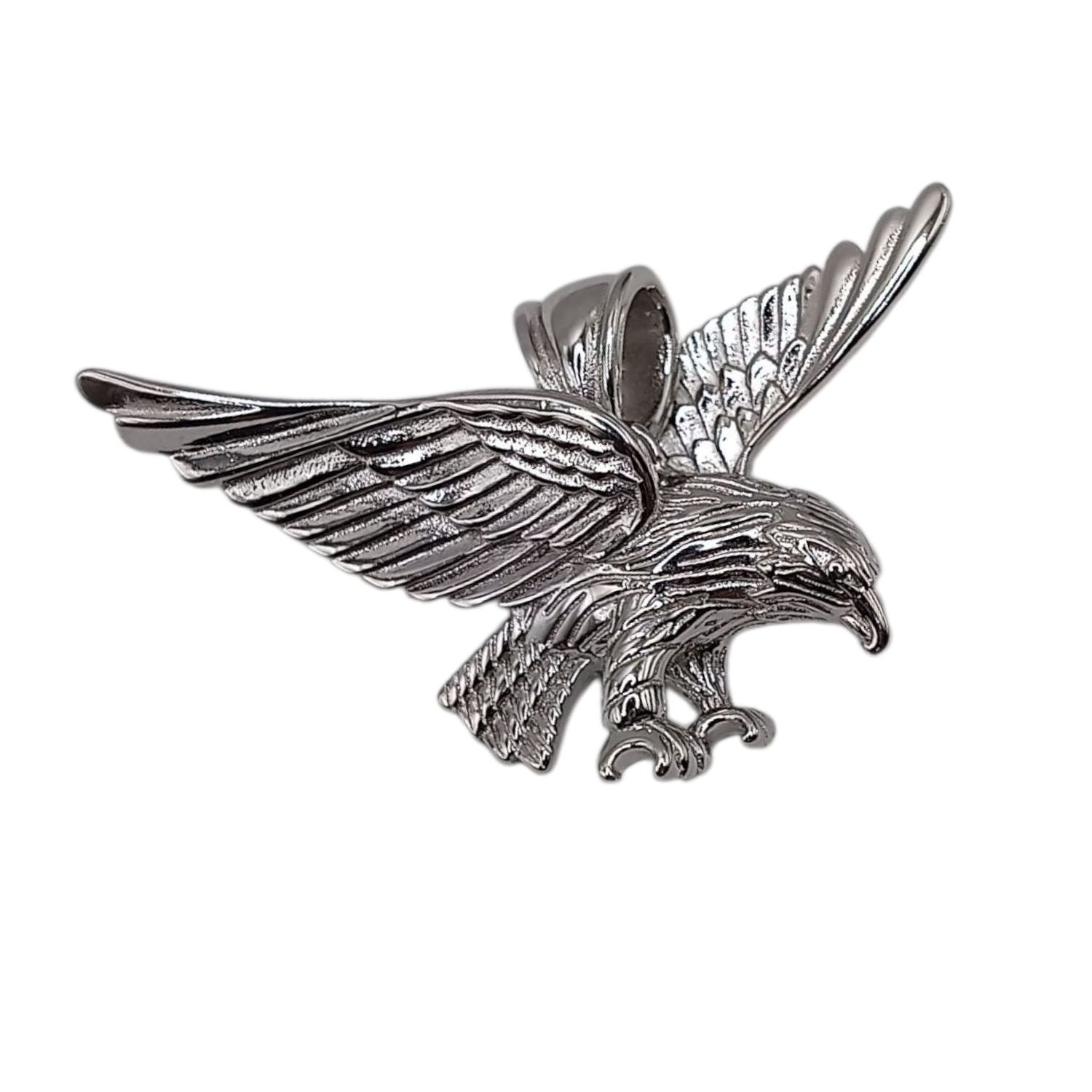 DIJE AGUILA 3.8 CM ANCHO, PLATA .925